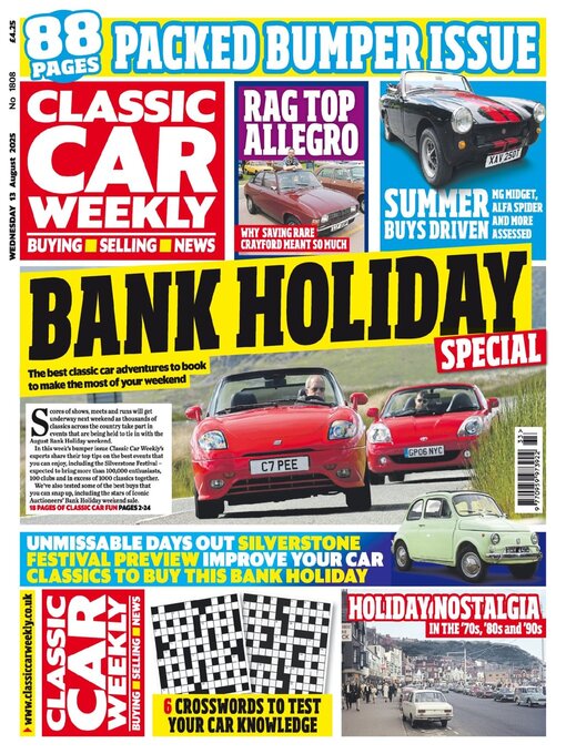 Title details for Classic Car Weekly by H BAUER PUBLISHING LIMITED - Available